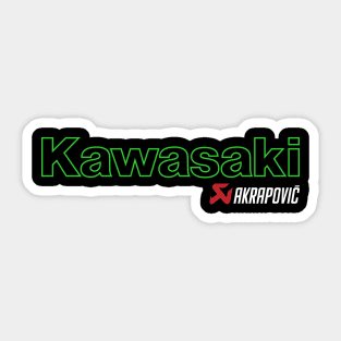 Kawasaki Akrapovic Sticker